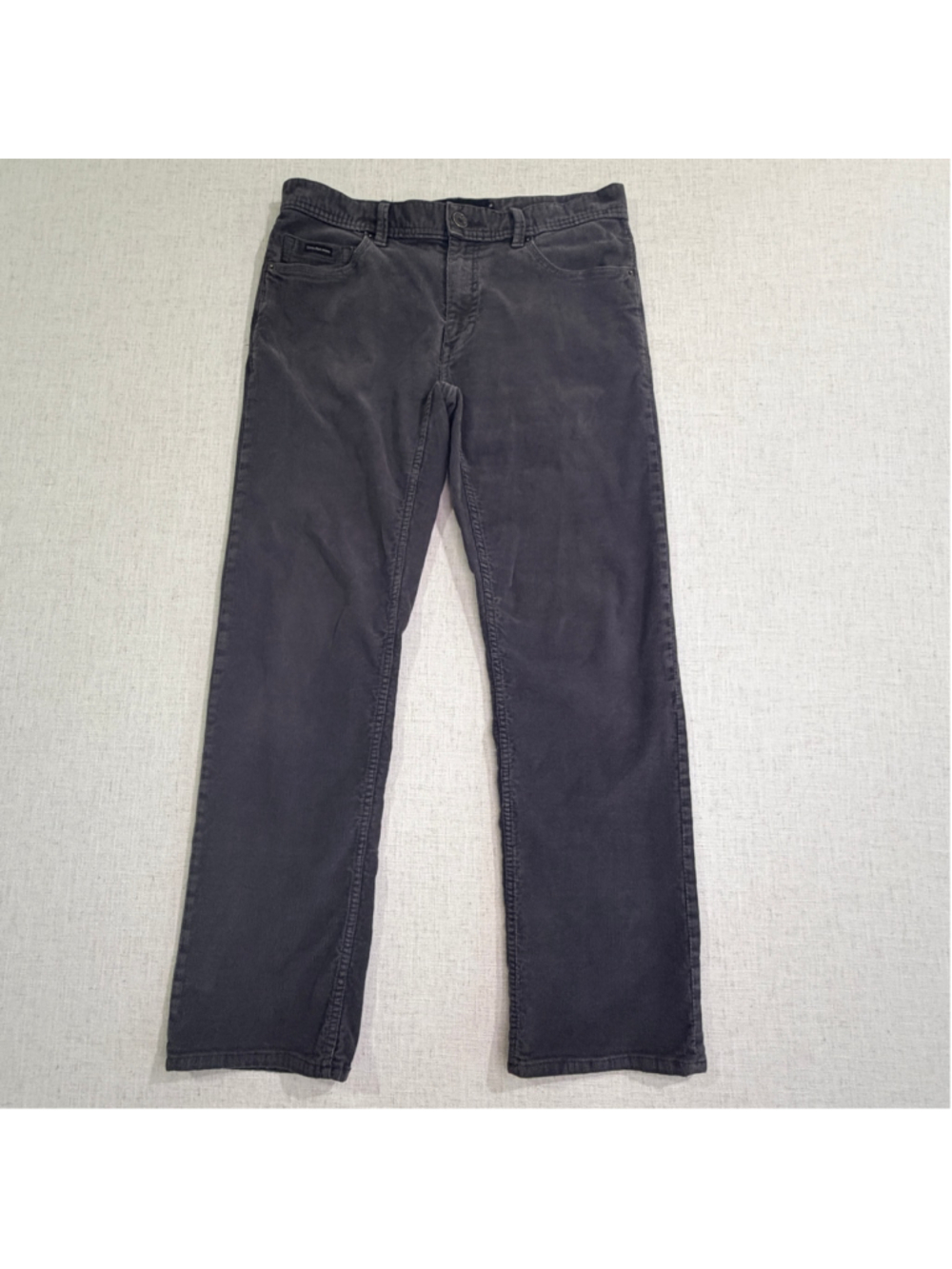 Calvin Klein Jeans Men’s 32x30 Gray Corduroy Stretch Pants